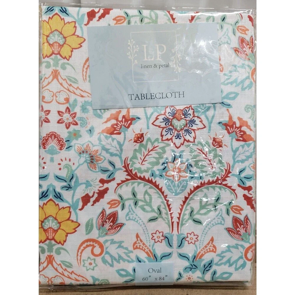 Printed Fabric Tablecloth 60